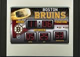 Team Sports America NHL0128-917 Boston Bruins NHL Scoreboard Desk