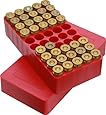 MTM 50 Round Slip-Top Ammo Box 44/45 Cal (Red)