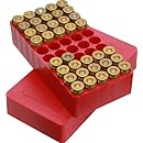 MTM 50 Round Slip-Top Ammo Box 44/45 Cal (Red)