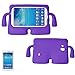 Tab 3 Case, Kids Shock Proof Foam Case Cover Stand for Samsung Galaxy Tab 3 (7.0) P3200 (Purple)