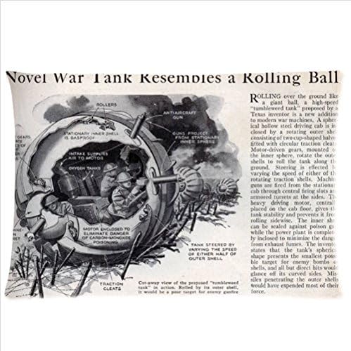 Custom Newspaper Printing Pattern Soft Satin Pillowcase,Pillow Cases White 20"(W)x30"(L) two Side