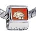 Shar Pei Dog White Beads - Pandora Bead & Bracelet Compatible