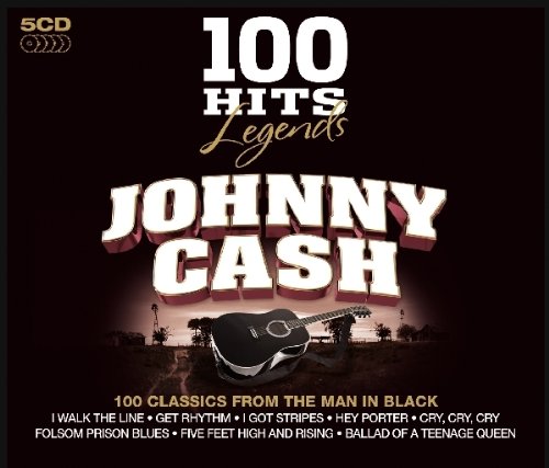 Johnny Cash 100 Hits: Legends cd cover