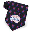 Men's Los Angeles Clippers Logo Silk Tie by NBA in Black