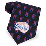 NBA Los Angeles Clippers Logo Tie by NBA - Black Silk - B0009ILXCM