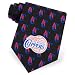 Men's Los Angeles Clippers Logo Silk Tie by NBA in Black