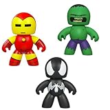  : Iron Man, Hulk, Black-Suited Spider-Man Marvel Mighty Muggs Set