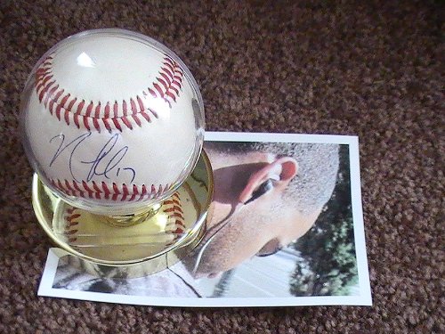 NELSON CRUZ SIGNED AUTO OLB BASEBALL TEXAS RANGERS COA + PROOF PHOTO