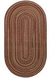 Capel 0429VS00240036525 24 x 36 Inch Oval Hearthside Rug - Henna