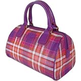 Cherry Plum Baekgaard Fall Tartan Brights Handbag Doctor Satchel