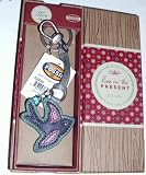 Fossil Patchwork Bird Handbag Charm