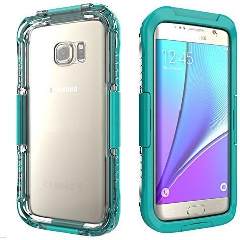 Galaxy S7 Edge Waterproof Case,Underwater Waterproof Shockproof Dirtproof Full Sealed Case Cover for Samsung Galaxy S7 Edge (Blue)
