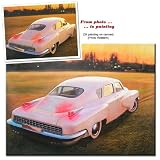 Classic Sports Cars Art Oil Painting On Canvas From Your Picture - Original Handmade Painting On Canvas Artwork