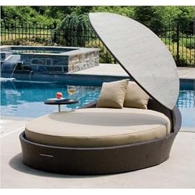 Alfresco Home 44-0403 Vento Daybed - Includes Bed Frame, Bed Cushion, - 2 Pillows,... by Alfresco Home