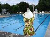 It Figures! Tummy Thinner Collection Paradise H-back Sarong Swimsuit RETAIL VALUE $110