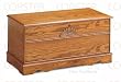 Coaster Cedar Chest with Lock, Oak