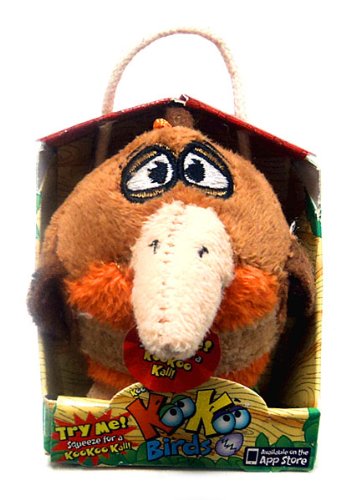 bird:KooKoo Birds 2 Inch Flocked Mini Plush #105 Beady Eyed, Long Billed Mudskipper Images