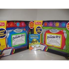 Fisher-Price Doodle Pro Plus Bonus Package: The Travel Doodle Pro Included & the Shrek Internet Browser for Kids By Dreamworks