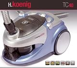 H. Koenig - TC40 - aspirateur sans sac cyclone 2200W - bleu