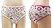 Mmiao Baby 2t-10t Kids Girls Briefs 4-pack Hipster Underwear U Make Me Smile
