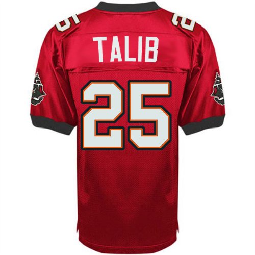 Tampa Bay Buccaneers #25 Talib Red Jerseys Authentic Football Jersey Size 48-56 (Please Select the Size When You Order, Can Do Drop Shipping)