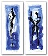 Blue Note Set by Alfred Gockel 12"x27.5" Art Print Poster