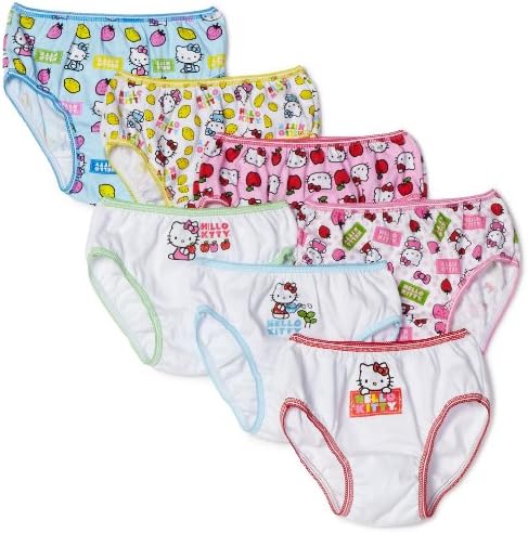 Handcraft Girls 2-6x Hello Kitty 7 Pack Underwear, Assorted