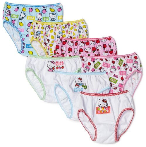 Handcraft Girls 2-6x Hello Kitty 7 Pack Underwear, Assorted