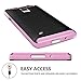 Galaxy S5 Case, Coolden® Ultra Exact Fit Defender Shield Soft Interior Galaxy S5 Hard Case Non-slip Grip Cover Slim Rugged Flexible Armor for Galaxy S5 - Pink