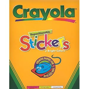 3240 Crayola Round 2-1 2 Inch Inkjet Printable Stickers in 3 Colors by Crayola