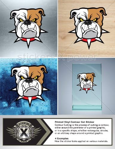 Decal Sticker Dog Guard Car Window Wall Art Decor Garage Door Laptop Roommates Mobile Size: 5 X 5 Inches Vinyl color print 0500 GRSEC