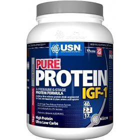 USN Pure Protein IGF-1 2280 g Strawberry Growth and Repair Protein Shake