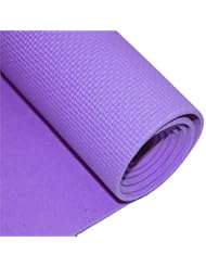 Sports: Ezyoutdoor Exercise Yoga Mat Pilates Mats Exercise Pad with Comfort Foam Light weight for Outdoor Bivouac Camping Workout Exercise 6mm L71"X W23" purple with life warranty - ezyoutdoor