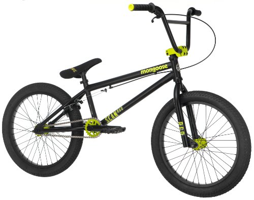 Mongoose Boy's Scan R60 Freestyle Bike,  20-Inch, Black
