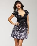Impressionist Sweetheart Dress - black (M)