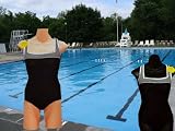 It Figures! C Cup & up Collection Diamond Check Tank Style Swimsuit RETAIL VALUE $105