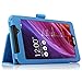 Infiland Folio Leather Case Fit Stand Cover For ASUS MeMO Pad 7 ME170CX / ASUS MeMO Pad 7 ME170C/ ASUS Fonepad 7 FE170CG, Sky Blue