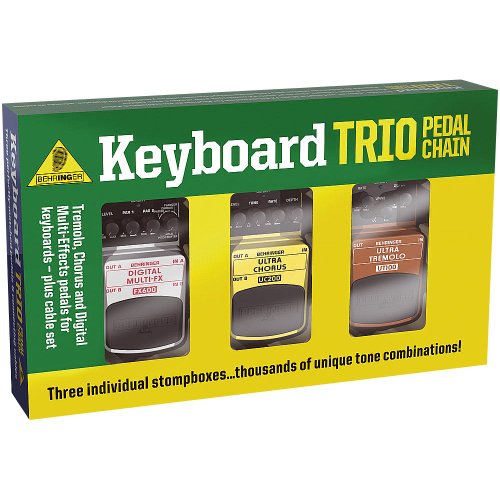 51UCbNHKteL Behringer TPK989 Keyboard Trio Tremolo, Chorus And Digital Multi Fx Pedals for Keyboards including Cables
