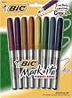 BIC Mark-It Color Collection Permanent Marker, Fine Point, Earthly Expressions, 48 Markers