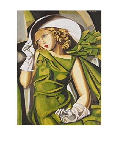 Mariani Affreschi Leinwandbild Jeune Fille En Vert, Tamara De Lempicka, 1932