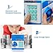 Eflar Code Electronic Money Bank,Mini ATM Coin Saving Banks,Coin Saving Boxes,Toys Gifts Birthday Gifts ATM Bank for Kids - Blue