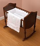 Baby Doll Bedding Royal Classic Port-a-Crib Bedding Set, Pink