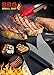Life for Simple BBQ Grill Mat Heavy Duty, Non Stick, Cooking Mats , SheetsSet of 3, 15.75 x 13 Inches