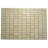 Precidio 10540T67-AM107 Bamboo Tile Placemats, Set of 4, Natural