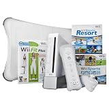 Nintendo Wii Console – White – and Wii Fit Plus with Balance Board Bundle