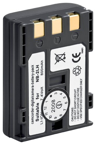 Wentronic Ersatzakku f&uuml;r Canon NB-2L (800 mAh) Preisvergleich