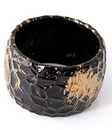 Textured Wide Bangle Bracelet