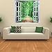 DIY Window 3D Green View Removable Wall Stickers Art Mural Decal