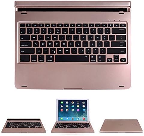 Ipad Pro Ultra-Slim Bluetooth Keyboard Case,Piple® Magnetically Backlit Wireless Keyboard for Apple iPad Pro 12.9 (2015) Gold