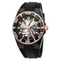 Bulova Men's 98A109 Marine Star Mechanical Hand-Wind Automatic Strap Black Dial Watch